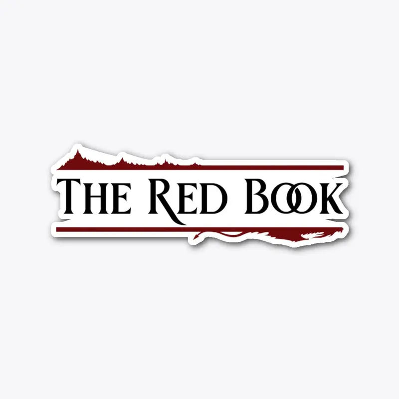 The Red Book Die Cut Sticker (Banner)