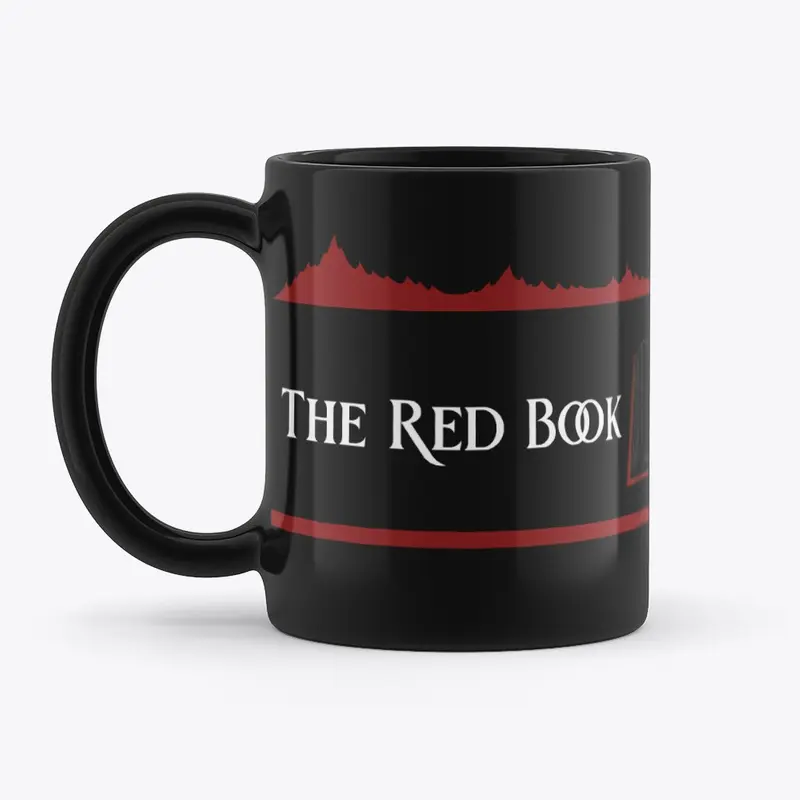 The Red Book Black Mug (Logo)