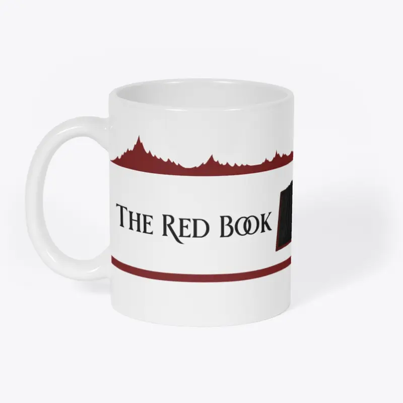 The Red Book White Mug (Logo)